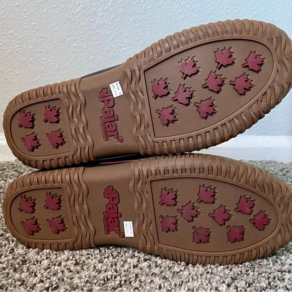 NWT Pajar Canada Black Waterproof Winter Lace-Up Boots Red Accents Men’s New - Picture 5 of 11